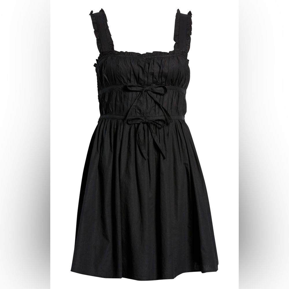 NWT Topshop black mini dress.
